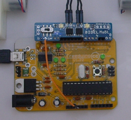 Freeduino with MsMot Shield